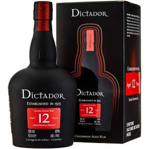 Dictador 12YO Rum 0,7L 40% + kartonik