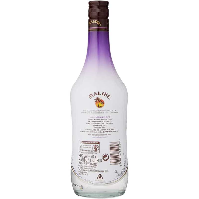 Malibu Passion Fruit Karaibski Rum 0,7L 21% 2.jpg