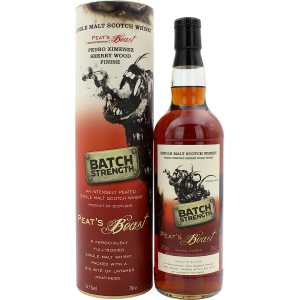 Peat's Beast Cask Strength Sherry Wood Whisky 0,7L 54,1% + tuba