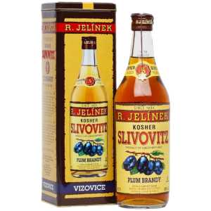 Jelinek Śliwowica Złota Kosher 0,7L 50% + tuba
