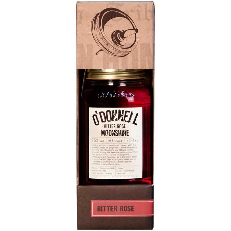 O'Donnel Moonshine Kombiset Bitter Rose Likier 0,7L 25% + nalewak.jpg