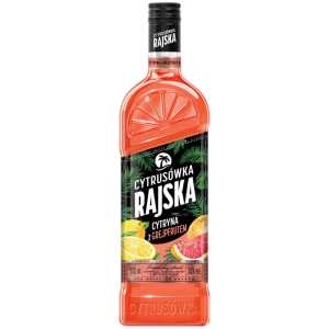 Rajska Cytrusówka Cytryna z Grejpfrutem Likier 0,5L 30%
