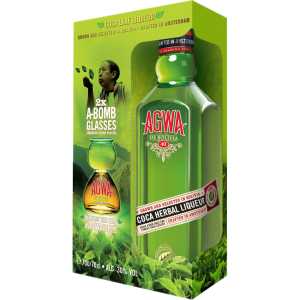 Agwa De Bolivia Coca Leaf Likier 0,7L 30% + 2 kieliszki