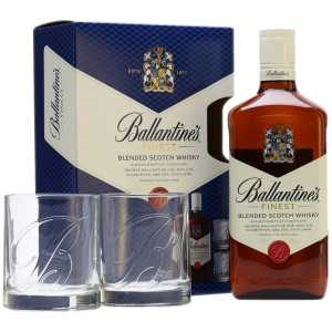 Ballantine's Whisky 0,7L 40% + 2 szklanki