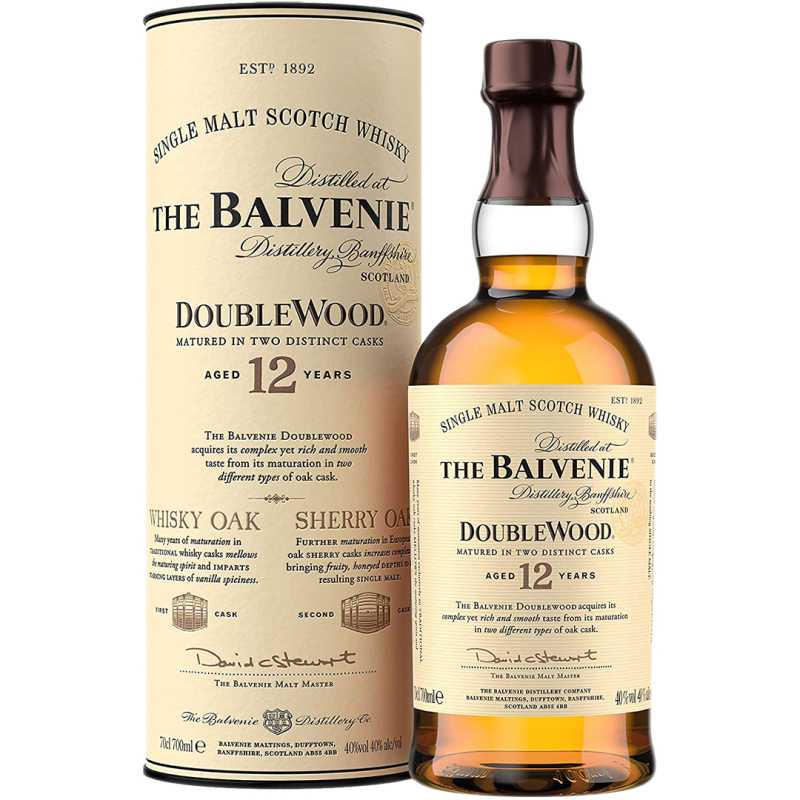 Balvenie Double Wood 12YO Whisky 0,7L 40% + tuba.jpg