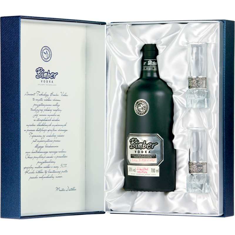 Bimber Limited Edition Wódka 0,7L 50% + 2 kieliszki.jpg
