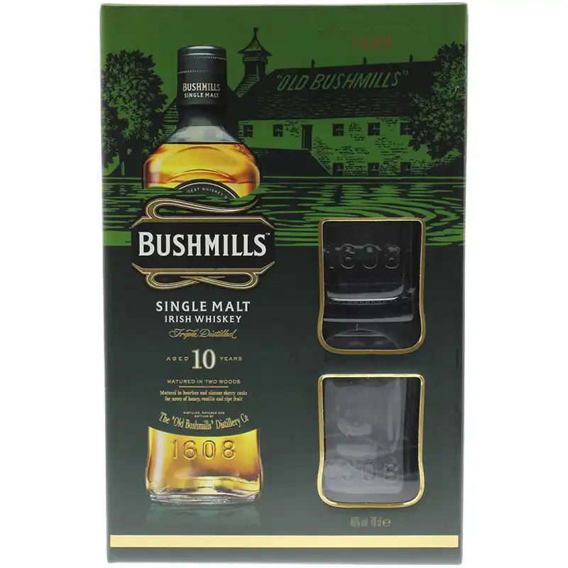 Bushmills 10YO Whisky 0,7L 40% + 2 szklanki 2.jpg