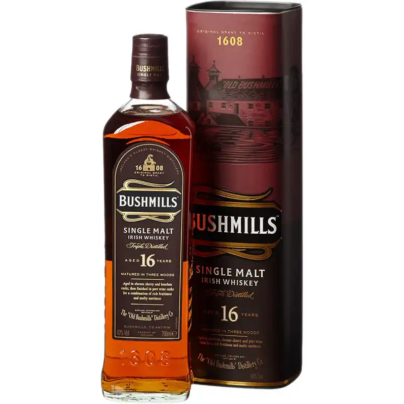 Bushmills Malt 16YO 0,7L 40% + tuba.jpg