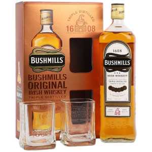 Bushmills Original Whiskey 0,7L 40% + 2 szklanki