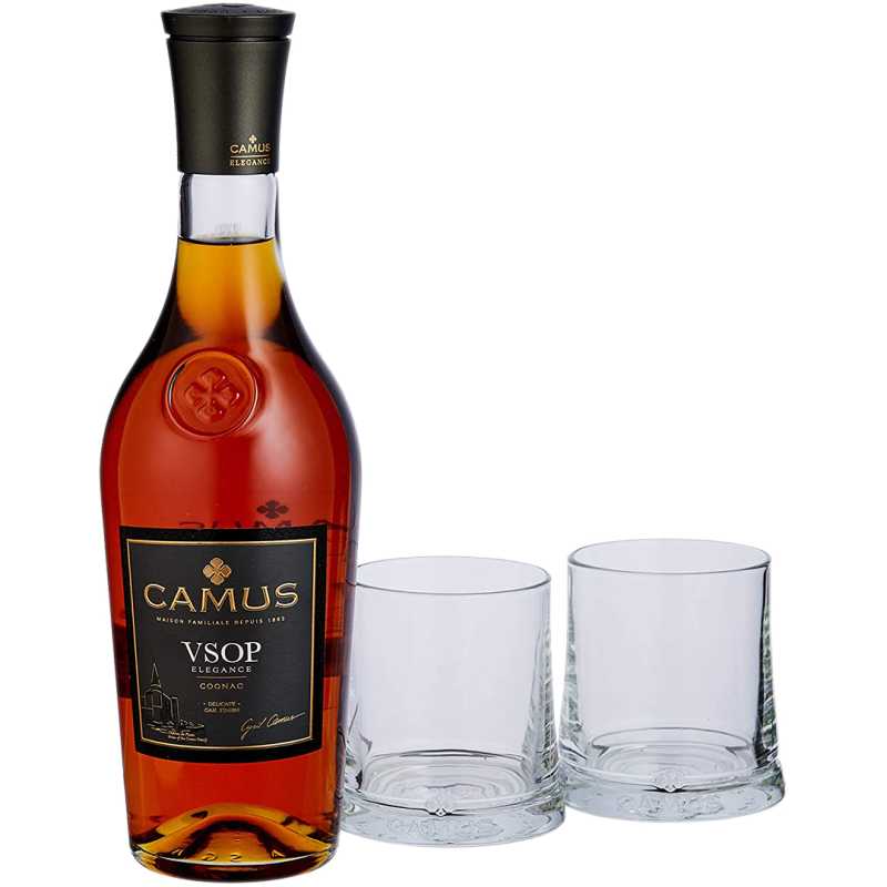 Camus V.S.O.P. Elegance Koniak 0,7L 40% + 2 szklanki 2.jpg