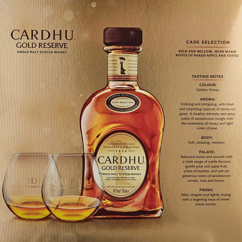 Cardhu Gold Reserve Whisky 0,7L 40% + 2 szklanki 2.jpg