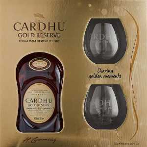 Cardhu Gold Reserve 0,7L 40% + 2 szklanki