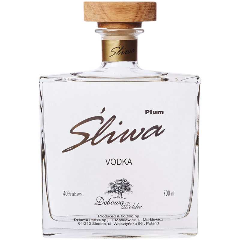 Dębowa Polska Śliwa Karafka Wódka 0,7L 40%.jpg