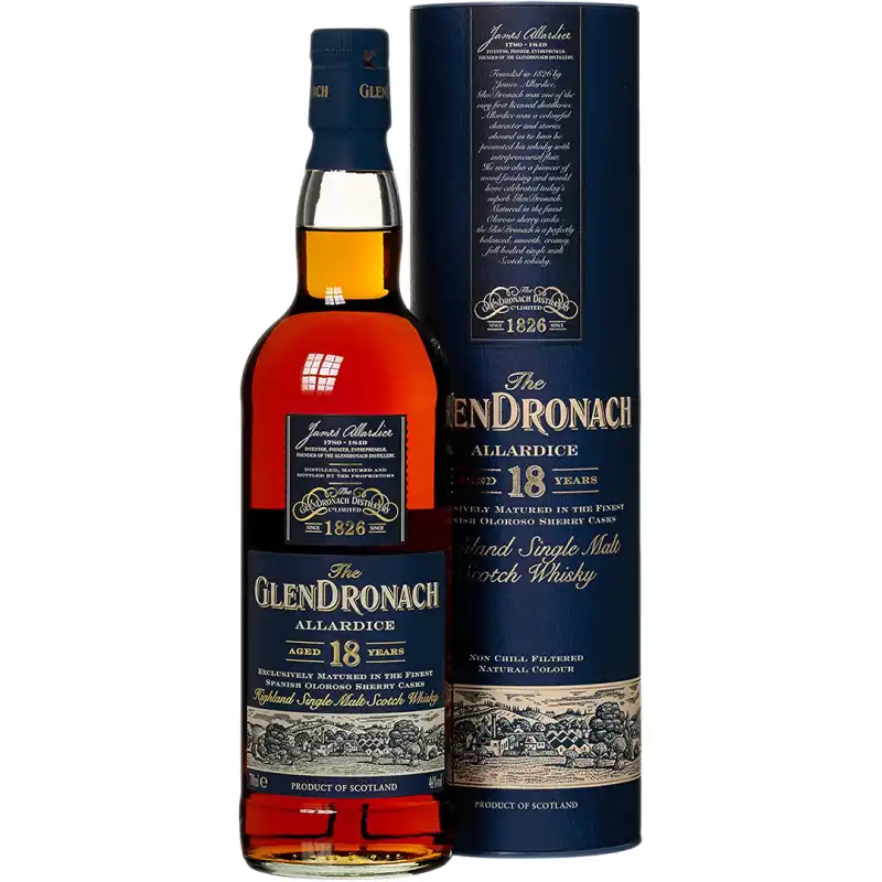 GlenDronach Allardice Oloroso 18YO Whisky 0,7L 46% + tuba.jpg