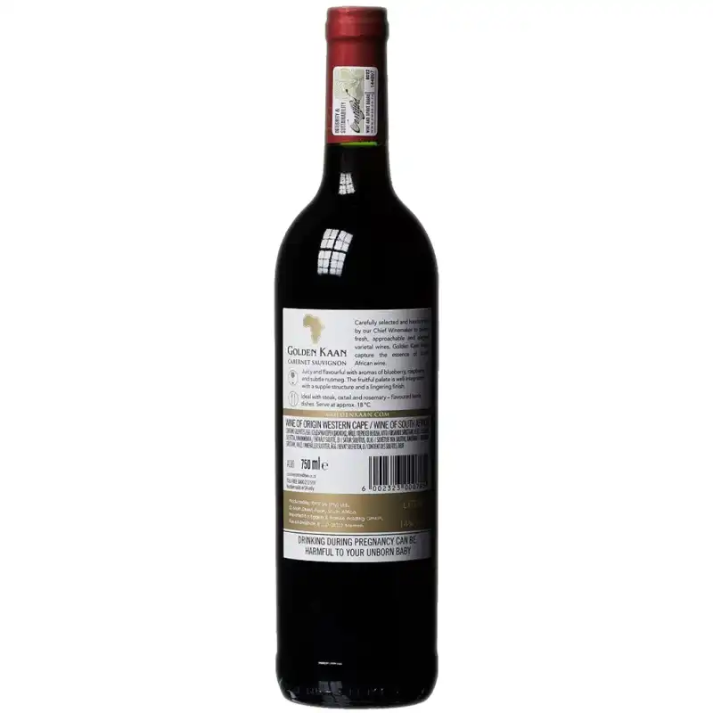 Golden Kaan Cabernet Sauvignon Czerwone Wino 0,75L 13% 2.jpg