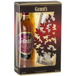 Grant's Whisky 0,7L 40% + 2 szklanki