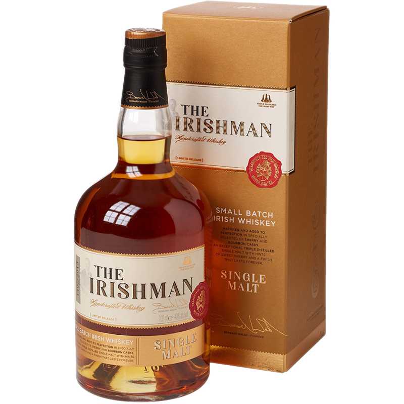 Irishman Single Malt 10YO Whisky 0,7L 40% + tuba.jpg