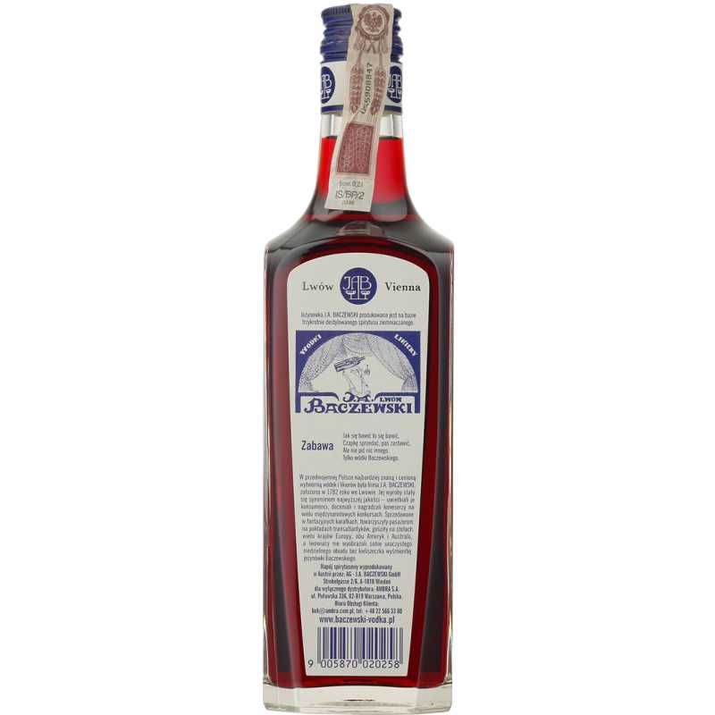 J.A. Baczewski Jeżynówka Wódka 0,5L 38% 2.jpg