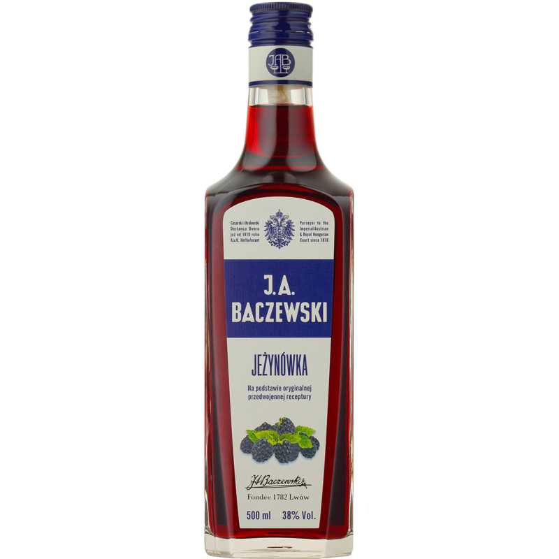 J.A. Baczewski Jeżynówka Wódka 0,5L 38%.jpg