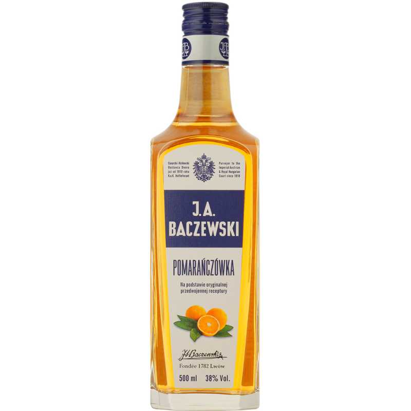 J.A. Baczewski Pomarańczówka Wódka 0,5L 38%.jpg