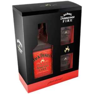 Jack Daniel's Fire Whiskey 0,7L 35% + 2 kieliszki