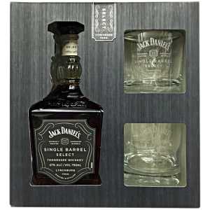 Jack Daniel's Single Barrel Whiskey 0,7L 45% + 2 szklanki