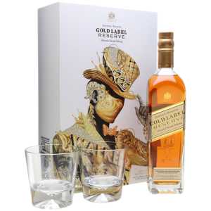 Johnnie Walker Gold Label Reserve Whisky 0,7L 40% + 2 szklanki