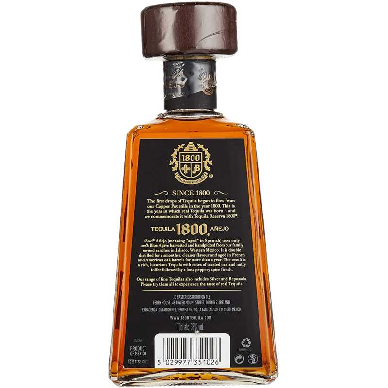 Jose Cuervo Anejo 1800 Tequila 0,7L 38% 2.jpg