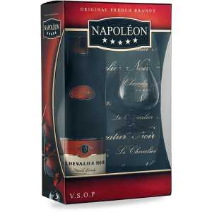 Napoleon Chevalier Brandy 0,7L 36% + kieliszek