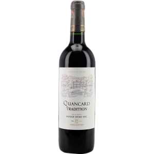 Quancard Tradition Czerwone Półwytrawne Wino 0,75L 11,5%