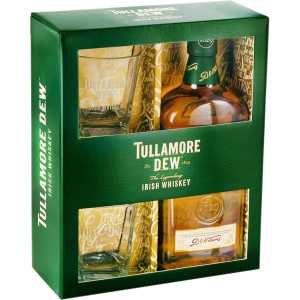Tullamore Dew Whiskey 0,7L 40% + 2 szklanki