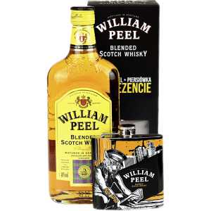 William Peel Whisky 0,7L 40% + piersiówka