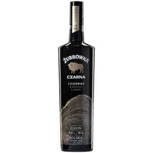 Żubrówka Czarna Leżakowana w Beczkach z Jesionu Wódka 0,7L 40%