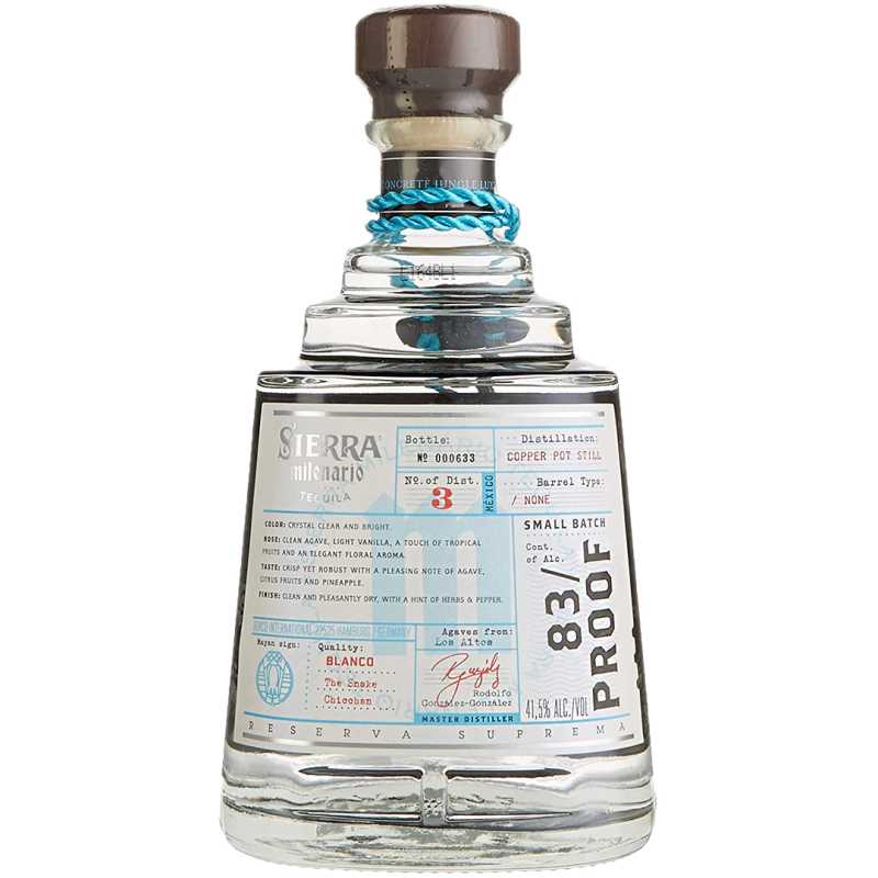 Sierra Milenario Blanco Tequila 0,7L 41,5%.jpg