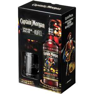 Captain Morgan Black Rum 0,7L 40% + kufel