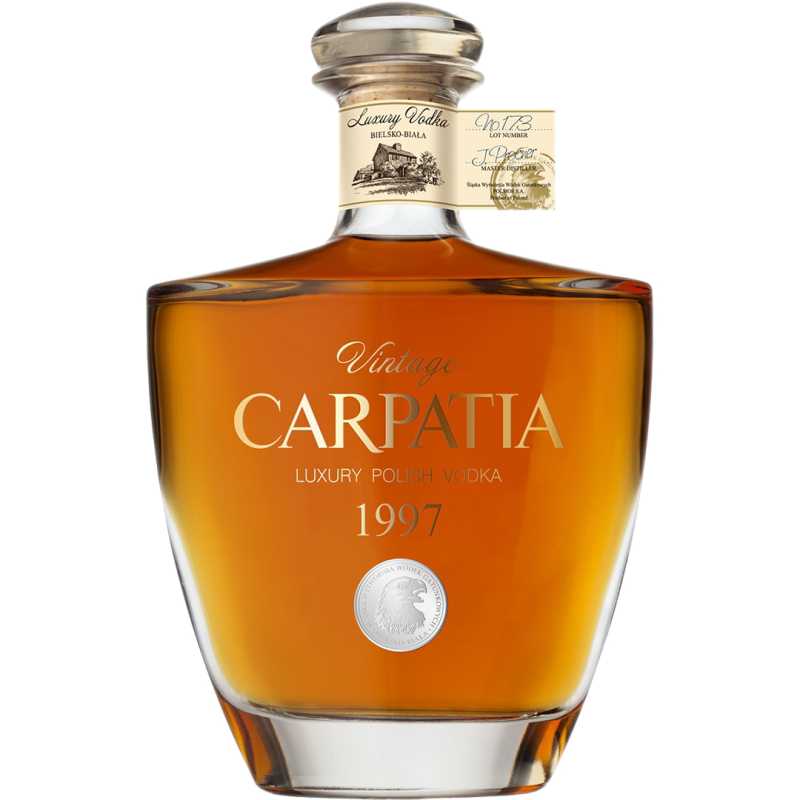 Carpatia Vintage 1998 Luxury Polish Wódka 0,7L 40% + skrzynka.jpg