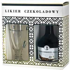 Chopin & Wedel Czekoladowy Likier 0,5L 18% + szklanka
