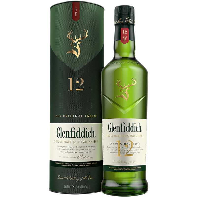 Glenfiddich Single Malt 12YO Whisky 0,7L 40% + tuba new.jpg