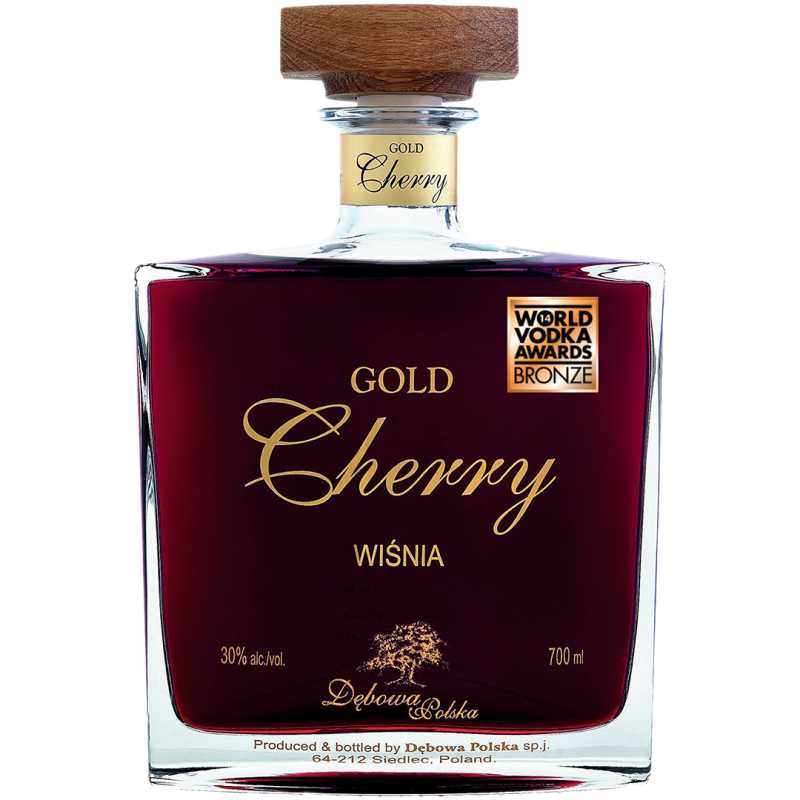 Dębowa Polska Cherry Gold Karafka Likier 0,7L 30%.jpg