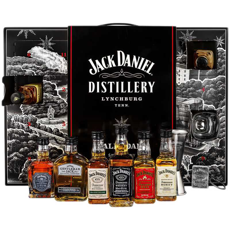 Jack Daniel's Kalendarz Adwentowy 21 x 0,05L 35-45% 2.jpg