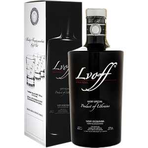 Lvoff Special Wódka 0,7L 40% + 3 kieliszki