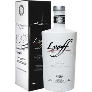 Lvoff White Wódka 0,7L 40% + 3 kieliszki