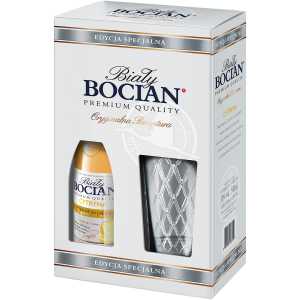 Biały Bocian Cytryna Likier 0,5L 30% + szklanka