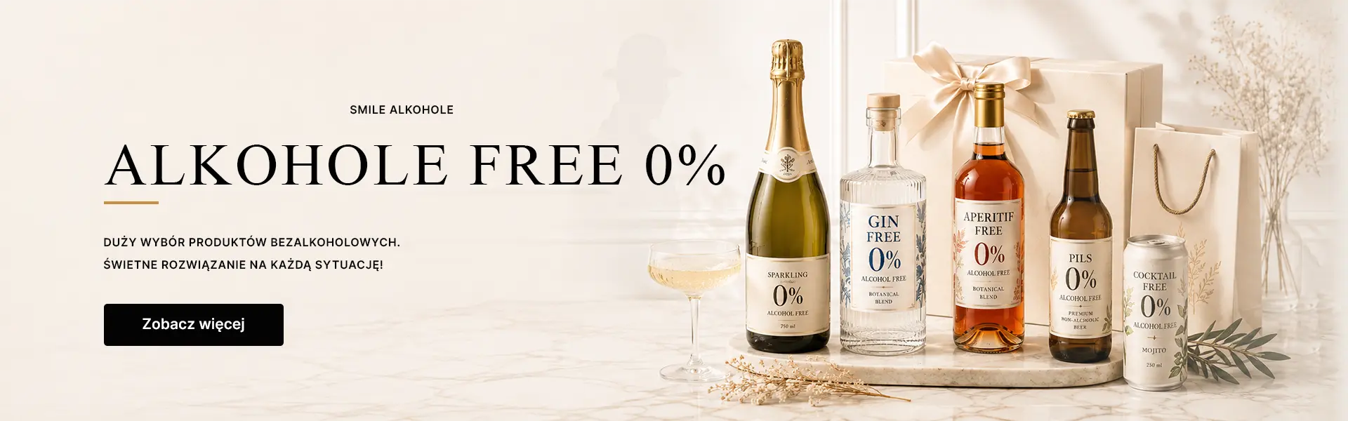 Strefa Zero - Produkty Bezalkoholowe 0% Alkoholu Smile Shop Alkohole
