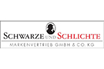 Schwarze und Schlichte